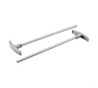 Volakebeing For Aluminum Tube Extension Rod for RV Waste Valve Handle - 9 Inch Adjustable with Double-Headed Bolts, 2 Pack Compatible with RV Trailer Camper Sewer