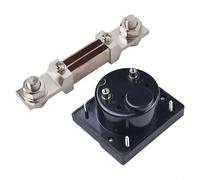 Volakebeing for Analog Amp Meter Gauge DH-670 DC 0-200A/300A with 75mV Shunt, Panel Ammeter for Industrial Use, Black Plastic Housing, Class 2.0 Accuracy, 2.75 x(300A)