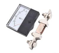 Volakebeing for Analog Amp Meter Gauge DH-670 DC 0-200A/300A with 75mV Shunt, Panel Ammeter for Industrial Use, Black Plastic Housing, Class 2.0 Accuracy, 2.75 x(200A)