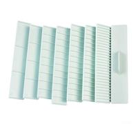 Volakebeing For Biscuit Measuring Ruler 8pcs Set for Baking Tools, ABS Plastic Cake and Cookie Width Gauge, Thick Pastry Tool with Scale Balance, For Easy to