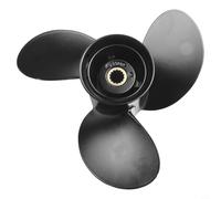 Volakebeing For Boat Propeller 9.25x9 for Mercury 9.9-20HP and For 9.9-20HP Outboard Engines, 3-Blade Aluminum Alloy Prop with 14-Tooth Shaft, Compatible with