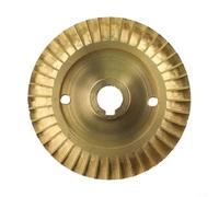 Volakebeing For Brass Water Impellers for Self-Priming Pumps, Double-Sided Copper Design, OD85mm ID14mm to OD60mm ID12mm Sizes, Compatible with For Sewage and(OD78mm ID12mm)