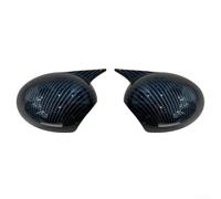 Volakebeing For Car Rearview Mirror Cover for MINI For Cooper R55/R56/R57/R58/R59/R60/R61 Models 2007-2016, ABS Material, Manual Folding Mirrors Only, 2-Pack(Carbon fibers)