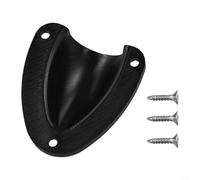 Volakebeing For Clam Shell Vent Cover for Marine Use, Nylon Cable and Wire Gland Outlet for Boating and Sailing, Weather Resistant Splash Proof Ventilation(Black Small)