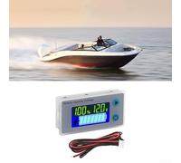 Volakebeing For Digital Voltmeter Tester for 12V 24V 36V 48V Lithium and -Acid Batteries, Battery with Color LCD Display, Sensor, Reverse(36V)