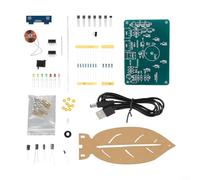 Volakebeing For Electromagnetic Swing Soldering Practice Kit with LED Lights for DIY Electronics Project, Educational Science STEM Kit for Beginners, Blue
