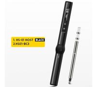 Volakebeing For HS-01 For Soldering Iron 65W PD Adjustable Constant Kit with LCD Display, for Digital Readout, PID Control, Sleep Mode, USB-C(Black standard)