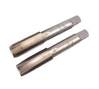 Volakebeing for HSS M14 x 1.25mm Tap Die Set High Speed Steel Metric Thread Taper Plug Tap Right Hand Threading Tools 3 Pieces Metalworking for CNC