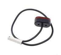 Volakebeing For LED Rear Tail Light and Brake Lamp for Xiaomi For Electric Scooter, Compatible with For Model, Black Plastic Replacement Part for Outdoor