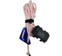 Volakebeing For LED Rope Light for Camping Tent Wind Rope - 300cm Luminous with 8 Modes, IP66 Waterproof, 370kg Strength, Compatible with Outdoor(pink 300CM)