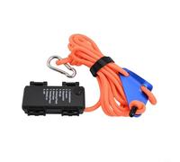 Volakebeing For LED Rope Light for Camping Tent Wind Rope - 300cm Luminous with 8 Modes, IP66 Waterproof, 370kg Strength, Compatible with Outdoor(orange color 300CM)