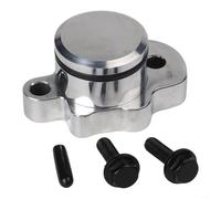 Volakebeing For Motorcycle Oil Closure Kit with Bolts and Port Cover for PW50 PW80 Y-Zinger 1983-2014, Metal Pre-Mix Conversion Block Off Plate for