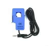 Volakebeing for Non-invasive AC Current Sensor 100A Split Core Current Transformer for 50Hz-150kHz, .5m Cable with 3.5mm Output, Blue(60A 1V)