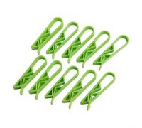 Volakebeing For Plastic Bin Bag Clips for Kitchen Trash Can - 4 or 10 Pack Waste Bin Bag Holder, Secure Garbage Bag Fasteners with Notch Design, Reusable Clamps to(10Pcs,Green)