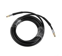 Volakebeing For Pressure Washer Replacement Hose 5M/6M/10M/15M for K2-For K7 Series, 9mm Inner Diameter, 12mm Outer Diameter, Black Rubber with Brass(10M)