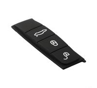 Volakebeing For PU Key Button Pad Replacement For Panamera For Cayenne 911 Taycan 2017-2020 Compatible with 2018-2020 Models Black Rubber Key Shell(A)