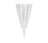 Volakebeing For Rain Gauge for Garden - Transparent Plastic Ground Precipitation Measuring Tool with Clear Measurement Scale, No Assembly Required, For Long lasting Outdoor(0)