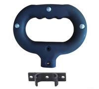 Volakebeing For Replacement Push Pull Handle Bar for Camping Wagon Cart Trolley with Fixed Buckle - Black Plastic Replacement Part Compatible with Type A(Elliptical A style)