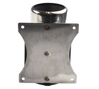 Volakebeing For Retractable Queue Barrier Wall Mount for Crowd Control, Stainless Steel Stanchion with 2m Red or Black Nylon Tape, Compatible with Banks Hotels(red-2m)