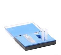 Volakebeing For Sealable Quartz Cuvettes 2 Pcs for Laboratory Infrared Spectroscopy Instruments, UV Visible Light Analysis, 190-2500 nm Wavelength Range, 81% Light(10mm)