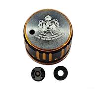 Volakebeing For Spool Mechanical Brake Knob with Internal Sound Kit for ABU 3/3.5/4/P5 Baitcast Reel Replacement Parts, Aluminum Alloy Gear Set, 10g(black gold)