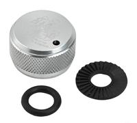 Volakebeing For Spool Mechanical Brake Knob with Internal Sound Kit for ABU 3/3.5/4/P5 Baitcast Reel Replacement Parts, Aluminum Alloy Gear Set, 10g(silver)