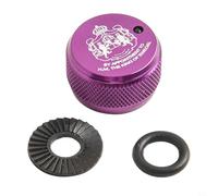 Volakebeing For Spool Mechanical Brake Knob with Internal Sound Kit for ABU 3/3.5/4/P5 Baitcast Reel Replacement Parts, Aluminum Alloy Gear Set, 10g(purple)