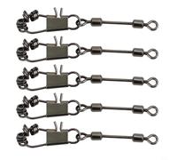 Volakebeing For Stainless Steel Tippet Rings for Fly Fishing Leaders, 2mm Oval O-Rings, Seamless Anti-Rust Design, Anti-Glare Finish, 10/20/50/100pcs Pack(50pcs)