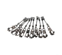 Volakebeing For Stainless Steel Tippet Rings for Fly Fishing Leaders, 2mm Oval O-Rings, Seamless Anti-Rust Design, Anti-Glare Finish, 10/20/50/100pcs Pack(100pcs)