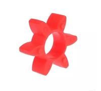 Volakebeing for Urethane Coupling Insert for Shaft Couplers - Polyurethane Spider Coupler with Open Center, Flexible for GR14/19/24/38-125 Models, Red, Pack(GR19)