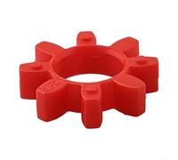 Volakebeing for Urethane Coupling Insert for Shaft Couplers - Polyurethane Spider Coupler with Open Center, Flexible for GR14/19/24/38-125 Models, Red, Pack(GR24)