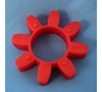 Volakebeing for Urethane Coupling Insert for Shaft Couplers - Polyurethane Spider Coupler with Open Center, Flexible for GR14/19/24/38-125 Models, Red, Pack(GR42)
