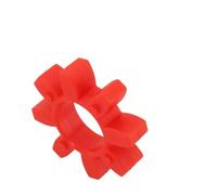 Volakebeing for Urethane Coupling Insert for Shaft Couplers - Polyurethane Spider Coupler with Open Center, Flexible for GR14/19/24/38-125 Models, Red, Pack(GR28)