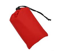 Volakebeing For Waterproof Tent Tarp 210T Polyester Camping Rain Shelter with 6 Tie Points for Outdoor Hiking Beach Picnic Sun Shade Cover, 200 x 140 cm(Red 140x200CM)