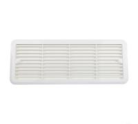 Volakebeing Fridge Vent Mounting Grille 62445480 for Thetford Caravan Campervan Motorhomes RV Cooling Vent Shutters Weather Resistant ABS 483x186mm Easy Install(White)