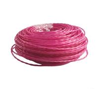 Volakebeing Grass Trimmer Line Spool, Nylon, Spiral Shape, 75m Length, 3mm Diameter, Compatible with 18V-33, GFR 18V-23