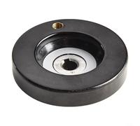 Volakebeing Hand Wheel 63mm Diameter with 8mm Center Hole for Milling Machine, Lathe, Grinder - Plastic and Metal Rotating Handle Included, Hex Socket 4.2mm