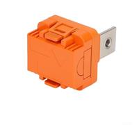 Volakebeing High Voltage Energy Storage Connector 350A, High Current Battery Power Connector with IP67 Rating, Silver-Plated Copper Contacts, PA66(BLACK)