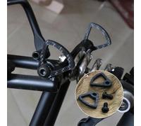 Volakebeing Holder Fiber for Bike Bracket For Featherweight with Compatible for Replaceable Easywheel Part Rear Triangle Carbon Folding Frame Support Mount