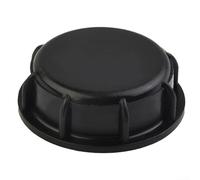 Volakebeing IBC Tank Cover Lid for 1000L Water Liquid Storage Container Black Polypropylene Cap 2 Inch Coarse Thread 60mm Inner Diameter 6mm Pitch