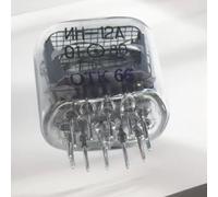Volakebeing IN12 Nixie Clock LED Lamp Tube Clock DIY Retro Clock Module RGB Breathing Light High Precision Chip Power Off Memory USB Powered(B)