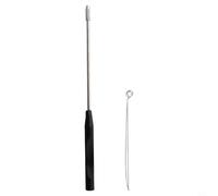 Volakebeing Laboratory Inoculation Loop with 50 Nichrome Wire Rings for Lab Culture Mycology Mycelium Agar Plate Testing Experiments Stainless Steel(2mm)