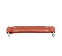 Volakebeing Leather Guitar Amplifiers Handle with Chrome Screws Mounting Kit for Guitar Speaker Cabinets Brown Black White Navy Orange Red Replacement Parts(Orange)