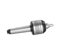 Volakebeing Live Revolving Center Tailstock Center High Precision Turning Tools for Lathe MT2 MT3 MT4 for CNC Metalworking Manufacturing Triple Ball Bearing Design(MT3)