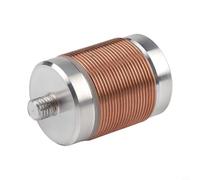 Volakebeing M10 Induction Coil for Jpc-7 40M Band Shortwave SW Silver Copper 150W 6.5cm Height 4cm Diameter Electronic Component