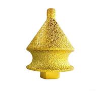 Volakebeing M10 Thread Chamfer Countersink Drill Bit Cone Grinding Wheel, Emery Silicon Carbide Chamfering Tool for Tile Edge Finishing, Stone and Porcelain Hole Beveling,(50mm)