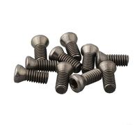 Volakebeing M2.5 and for M3.5Torx Machine Screws Set, Steel Fasteners for Replacing Carbide Inserts on CNC Lathe Tools,Compatible with Turning Tool Holders in Industrial (-M4 x 10mm)