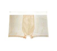 Volakebeing Men's Ice Silk Mesh Boxers See-Through Trunks XL | for Ice for silk fabric, 95% polyamide 5% spandex, ultra-thin mesh, cool touch, size XL available