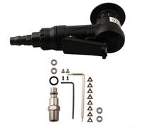 Volakebeing Mini Air Chamfer Tool Pneumatic for Metal Trimming with 8C Angle Inserts and 4 Bearings, Adjustable Depth 0.-0.9mm, 30000RPM, Lightweight Design for