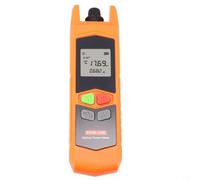 Volakebeing Mini Fiber Optic Power Meter KPM-11M High Precision Optical Tester -70 to +6dBm 7 Wavelengths 850-1625nm LED Light 2.5mm Interface Portable